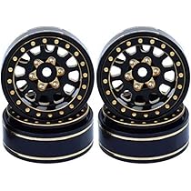 Amazon | 4個セット RC 1.0 ビードロックホイールリム 真鍮